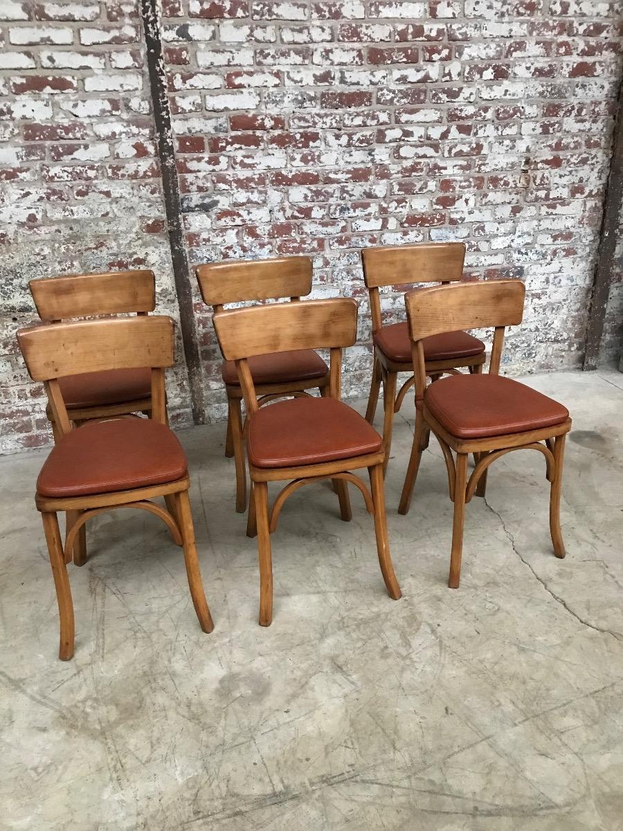 6 chaises de bistrot 